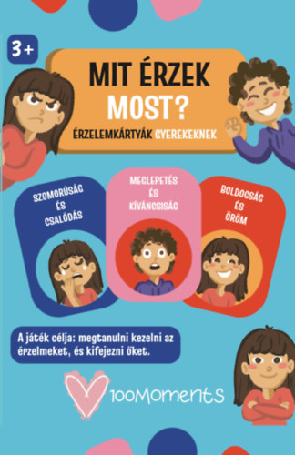 Mit érzek most? - Érzelemkártyák gyerekeknek játékkártya