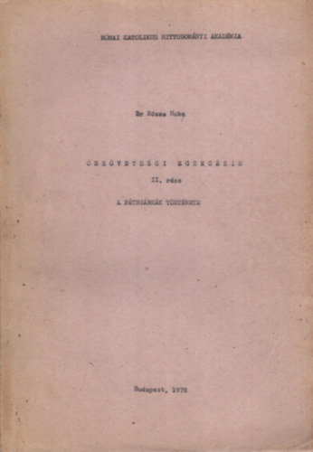 Dr. Hubert János; Dr. Szénási Sándor: Ószövetségi egzegézis II. antikvár