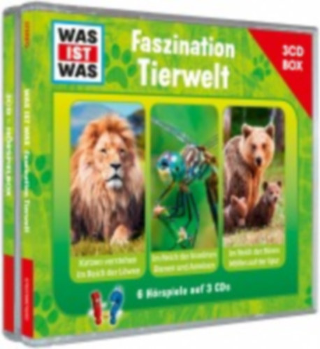Falk, Matthias - Haderer, Kurt - Baur, Manfred: WAS IST WAS 3-CD-Hörspielbox Faszination Tierwelt idegen