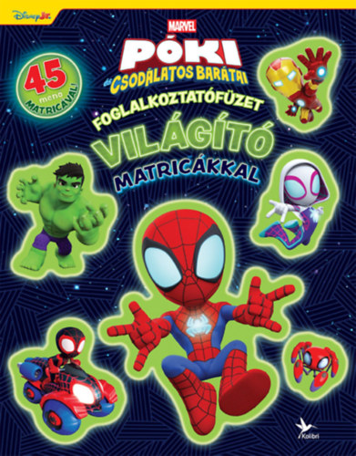 Foglalkoztatófüzet világító matricákkal - Póki könyv