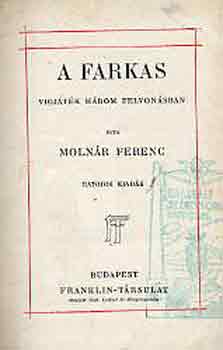 Molnár Ferenc: A farkas antikvár