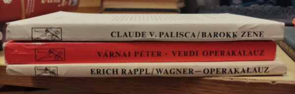Zenei csomag: Barokk zene + Verdi opera kalauz + Wagner opera kalauz + antikvár