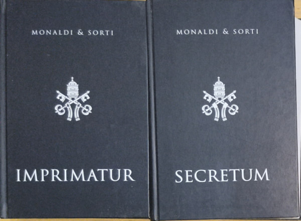 Monaldi & Sorti: 2db Monaldi-Sorti könyv - Secretum, Imprimatur antikvár