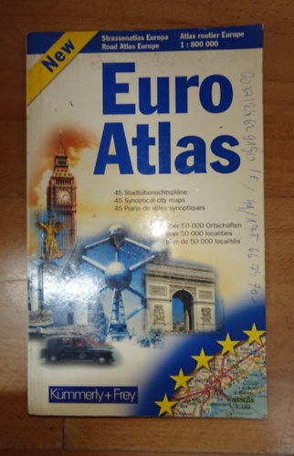 Euro Atlas (1:800.000) antikvár