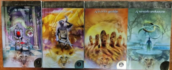 C. S. Lewis: 4db C. S. Lewis, Narnia 1,3,4,6,-A varázsló unokaöccse A ló és kis gazdája; Caspian herceg; Az ezüst trón antikvár