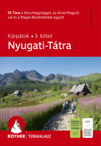 Nyugati-Tátra Rother túrakaluz könyv