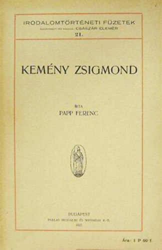 Papp Ferenc: Kemény Zsigmond antikvár