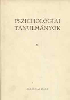 Dr. Gegesi Pál (szerk.): Pszichológiai tanulmányok V. antikvár