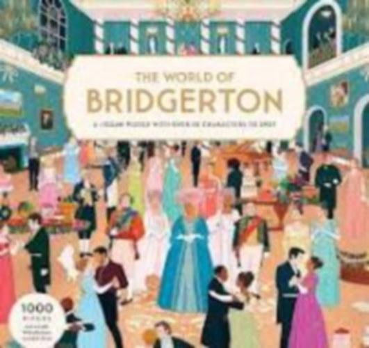 The World of Bridgerton - 1000 Piece Jigsaw Puzzle with over 30 characters to spot játékkártya