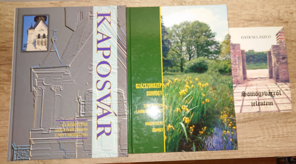 Gyócsi László: 3 könyv Somogyba készülőknek: Somogyvárról jelentem, Százszorszép Somogy, Kaposvár és környéke (háromnyelvű) antikvár