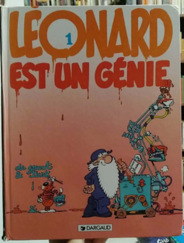 Léonard 1 - Léonard est un génie - (Léonard – 1. kötet: Léonard egy zseni) - francia nyelvű képregény antikvár