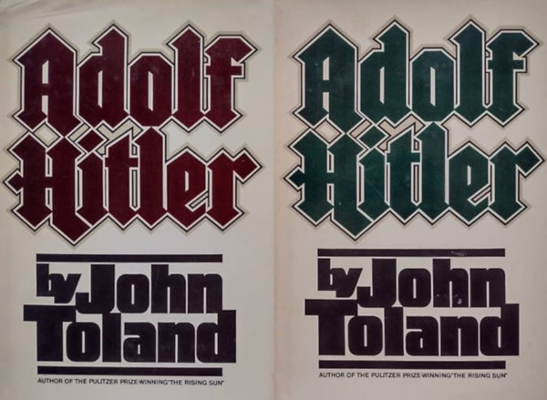 John Toland: Adolf Hitler Volume I-II antikvár