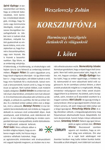 Weszelovszky , Zoltán: Korszimfónia I-II. antikvár