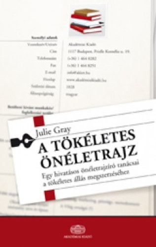 Julie Gray: A tökéletes önéletrajz könyv