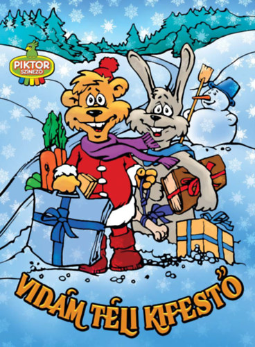 Vidám téli kifestő antikvár