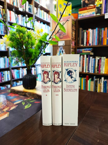 Alexandra Ripley: 2 darab A. Ripley könyv: Forrongó lélek 1-2. és Isteni szerelem antikvár
