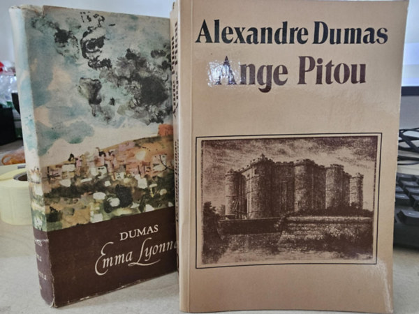 Aexandre Dumas: Ange Pitou I-II. + Emma Lyonna I-II. antikvár