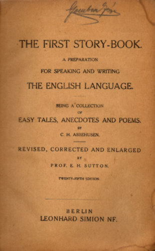 Abbehusen: The first story-book antikvár