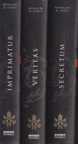Rita Monaldi & Francesco Sorti: Imprimatur + Secretum + Veritas (3 mű) antikvár