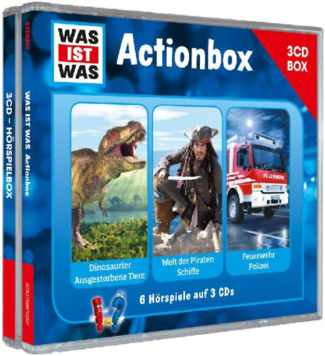 Baur, Manfred - Falk, Matthias: WAS IST WAS 3-CD-Hörspielbox "Action und Abenteuer" idegen