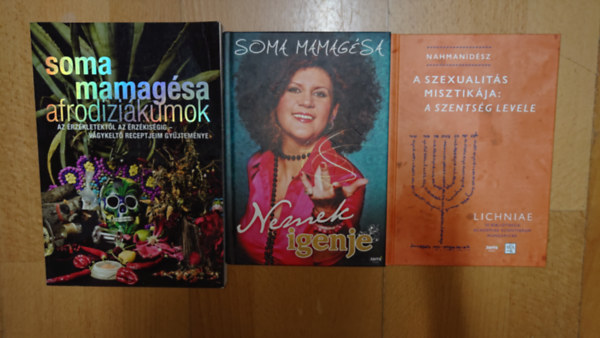 Soma Mamagésa, Nahmanidész: 2 Soma Mamagésától a (női) szexualitásról + ajándékkönyv: Afrodiziákumok, Nemek igenje + A szexualitás misztikája antikvár