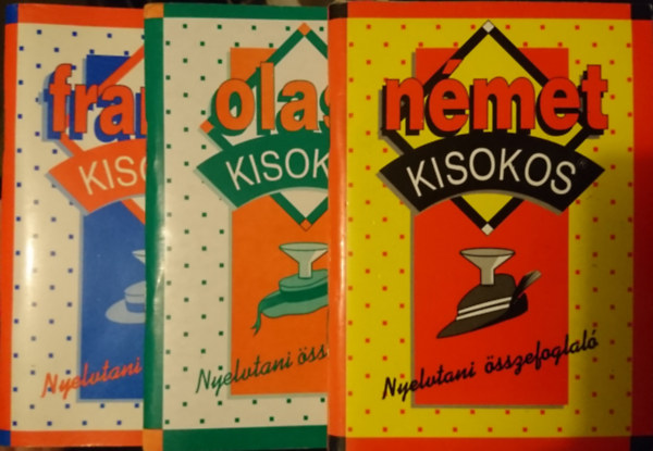 3db nyelvtani kisokos: Francia kisokos - nyelvtani összefoglaló + Olasz kisokos - nyelvtani összefoglaló + Német kisokos - nyelvtani összefoglaló antikvár