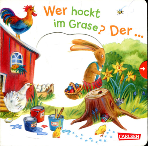 Sandra Grimm: Wer hockt im Grase? Der ... antikvár