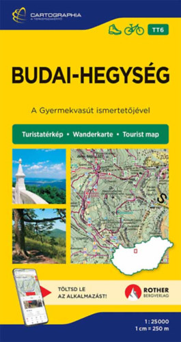 Cartographia Kiadó: Budai-hegység turistatérkép könyv