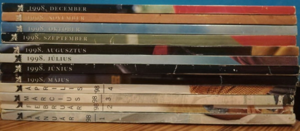 Keresztes Péter (szerk): Reader's Digest magazin 1998 teljes évfolyam (1-12 szám) antikvár