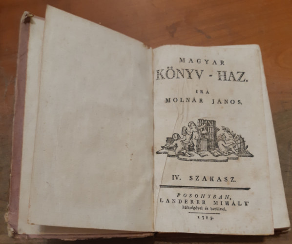 Molnár János: Magyar könyv-ház IV. szakasz antikvár