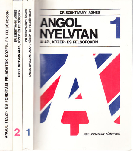 Szentiványi Ágnes Dr.: Angol nyelvtan alap-, közép- és felsőfokon 1-3. antikvár