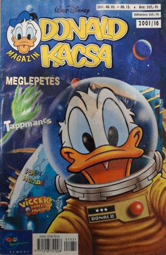 Donald kacsa magazin - 2001/16 antikvár