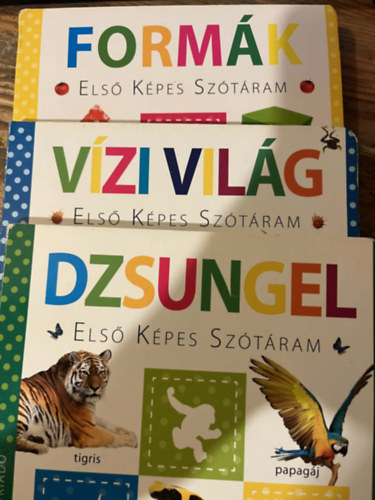 Vízi világ + Dzsungel + Formák - Első képes szótáram antikvár