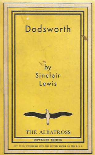 Sinclair Lewis: Dodsworth antikvár