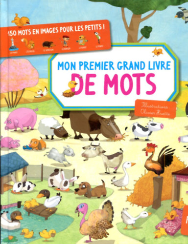 Olivier Huette (illustrations): Mon premier grand livre DE MOTS antikvár