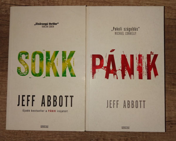 Jeff Abbott: Jeff Abott két kiváló thrillere: Sokk, Pánik antikvár