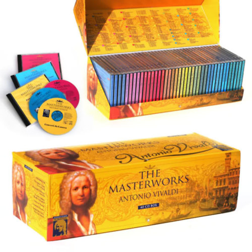 クラシック Vivaldi Masterworks 40CD Decca Vivaldi – The Masterworks (2002) Brilliant Classics 40xCD box set