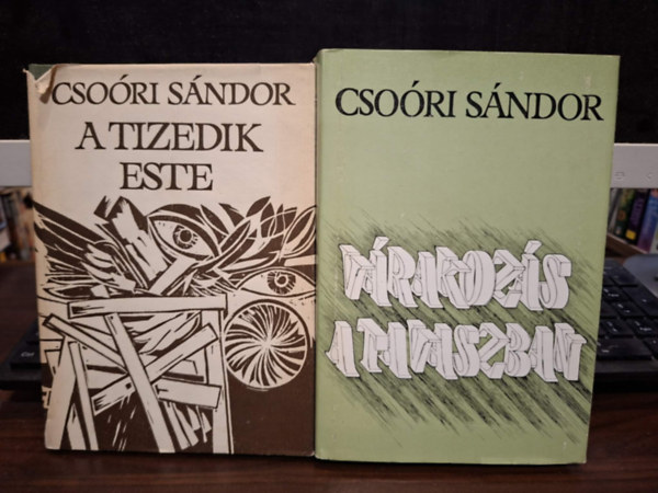 Csoóri Sándor: 2 db Csoóri Sándor verses kötet: A tizedik este, Várakozás a tavaszban antikvár
