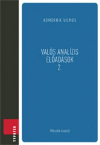 Valós analízis előadások 2. akciós termékkép 1