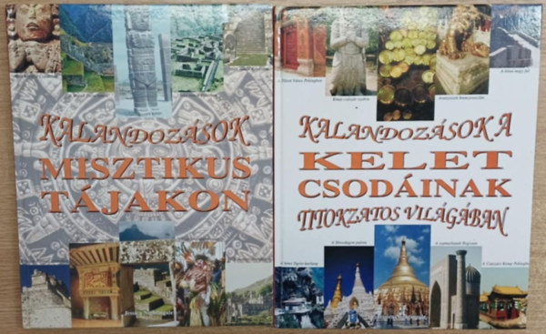 Jessica Nightingale: 2 db a Kalandozások sorozatból: Kalandozások a kelet csodáinak titokzatos világában - Kalandozások misztikus tájakon antikvár