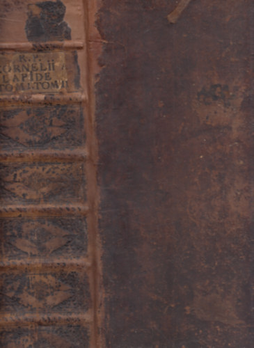 R.P. Cornelii Cornelii a Lapide e Societate Jesu...Commentarii in quatuor Evangelia... I-II. (egy kötetben) antikvár