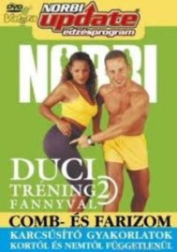 Schobert Norbert: Norbi - Duci tréning 2. - Comb és farizom - DVD könyv