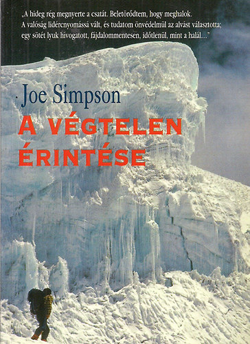 Joe Simpson: A végtelen érintése antikvár