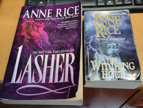 Anne Rice: Lasher + The Witching Hour (2 kötet) antikvár
