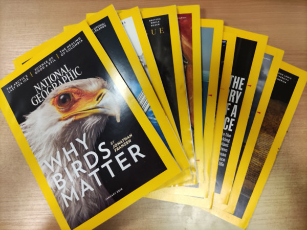 National Geographic 2018 January-March-April-May-July-September-November-December (8 db szórványszám) antikvár