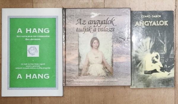 Czakó Gábor, Alma Daniel - Timothy Wyllie - Andrew Ramer: 3db angyalokkal kapcsolatos mű - Angyalok, A Hang-Egy katolikus pap párbeszéde égi lényekkel 7., Az angyalok tudják a választ antikvár