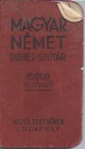 Magyar-német dióhéj-szótár - minikönyv antikvár