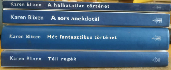 Karen Blixen: 4 db Karen Blixen: A halhatatlan történet + A sors anekdotái + Hét fantasztikus történet + Téli regék antikvár
