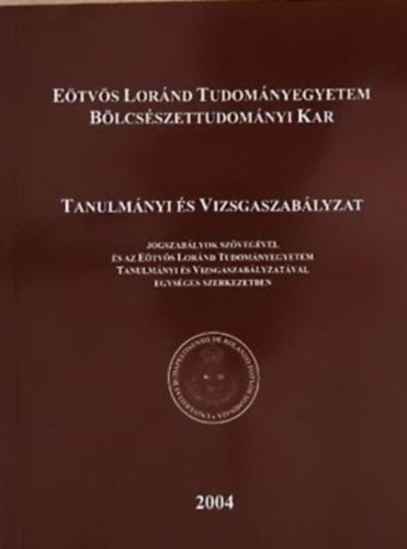 Dr. Déri Balázs: Tanulmányi és vizsgaszabályzat antikvár