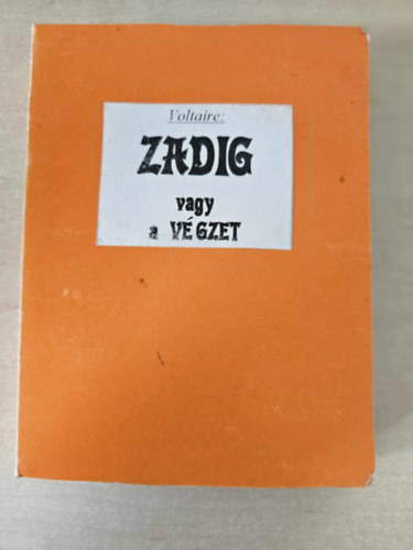 Voltaire: Zadig vagy a végzet antikvár